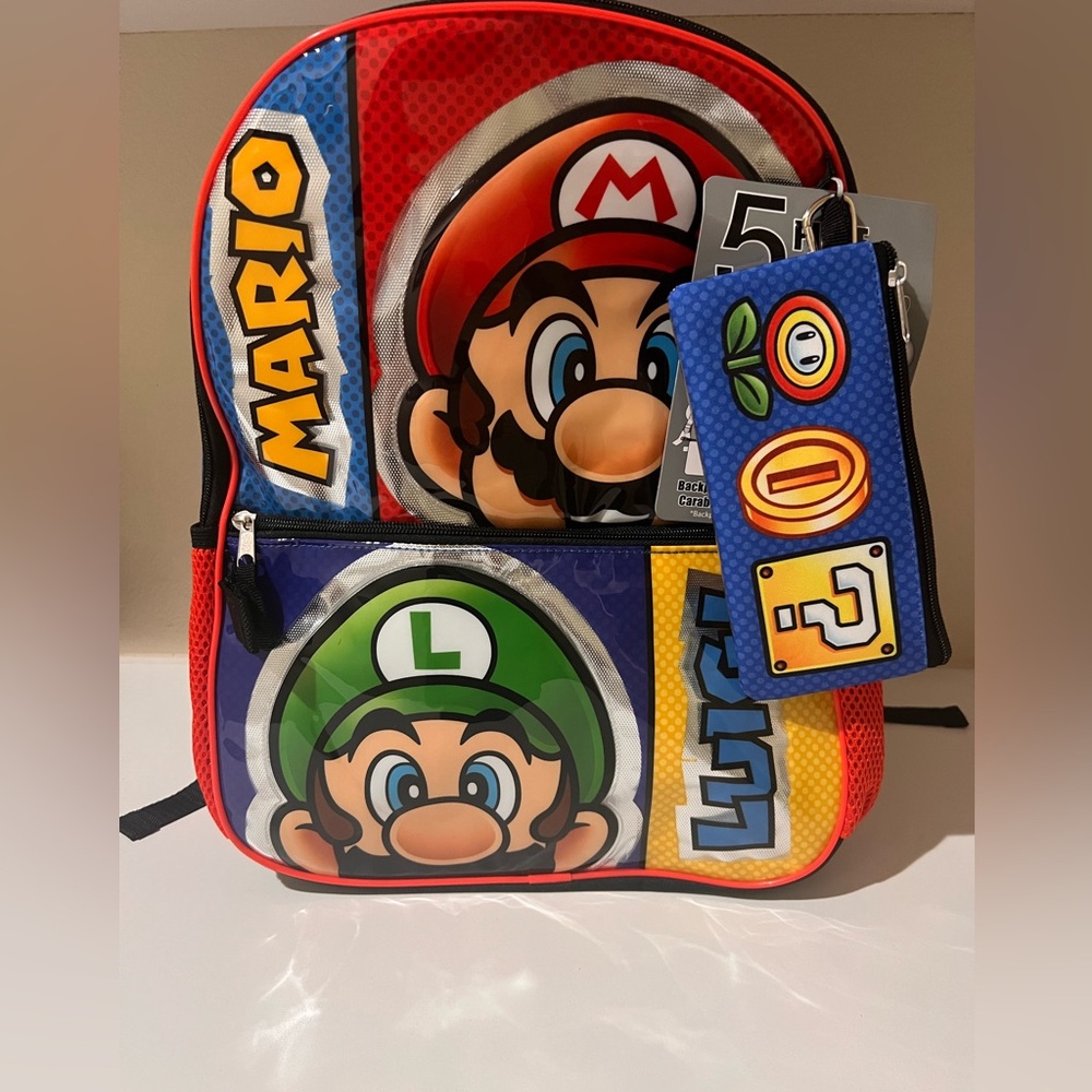 Nintendo Super Mario school backpack
